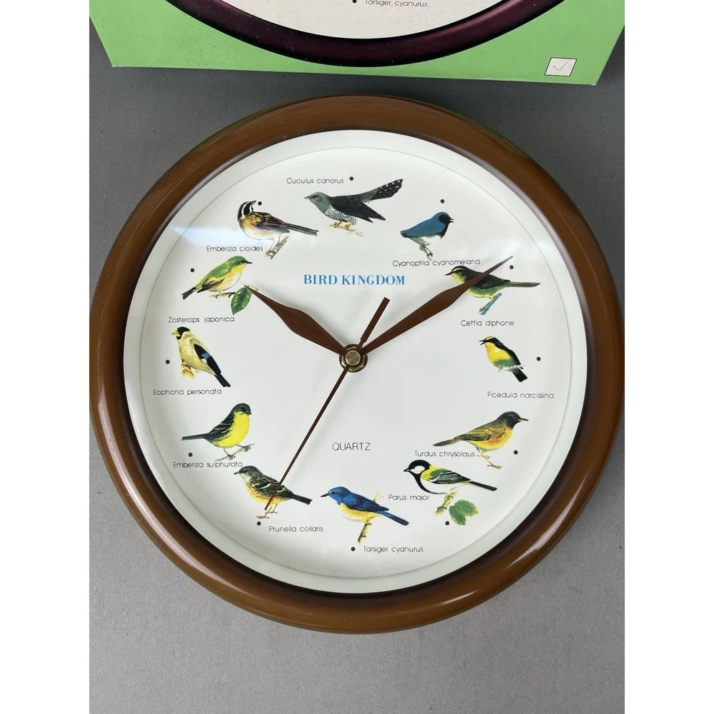 Vintage Bird Clock 9.5